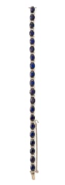 Sapphire and diamond bracelet