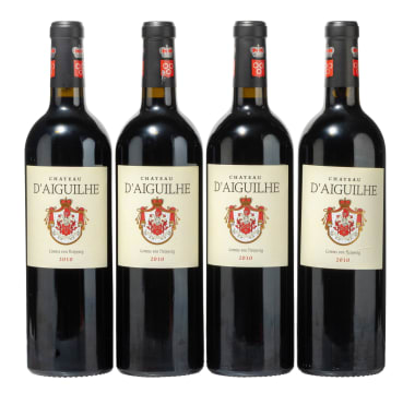 d'Aiguilhe; Castillon Côtes de Bordeaux; 2010; 4 (1 x 4); 750ml