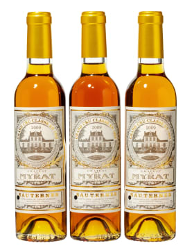 de Myrat; Sauternes; 2009; 3 (1 x 3); 375ml