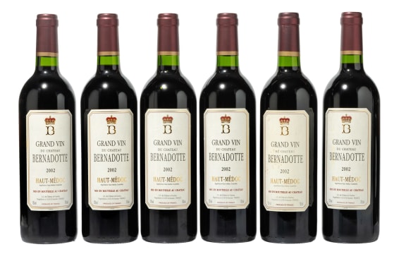 Bernadotte; Haut-Médoc; 2002; 6 (1 x 6); 750ml