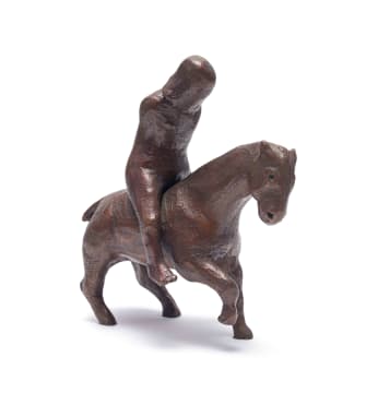 Wilma Cruise; Horse and Hooded Rider