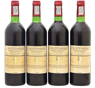 Rustenberg; CIWG Cabernet Sauvignon Auction Reserve; 1992; 4 (1 x 4); 750ml