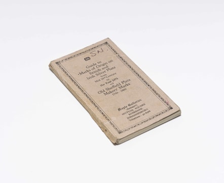 Frederick Bradbury; Guides to Marks of origin on British and Irish silver plate from mid 16th century to the year 1973, and old Sheffield plate makers
