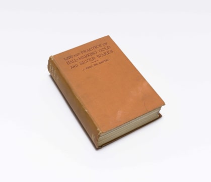 J. Paul De Castro; Law and Practice of Hall-Marking Gold and Silver Wares