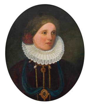 British School, 19th Century; Portrait of a Lady