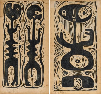 Wopko Jensma; Male and Female; Figure, two