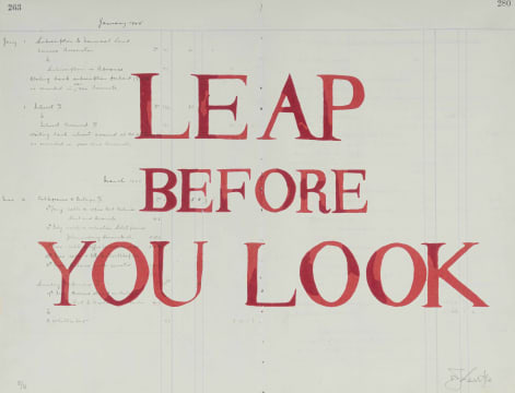 William Kentridge; Leap Before You Look