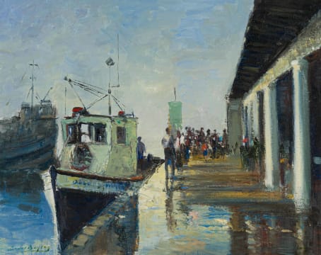 Errol Boyley; Harbour Scene