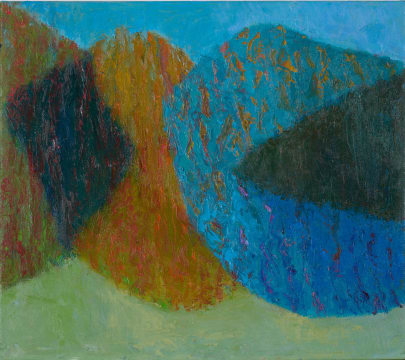 Lettie Gardiner; Abstract in Blue and Green