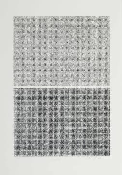 Willem Boshoff; Vlegskrif, from KykAfrikaans (Woven Text)