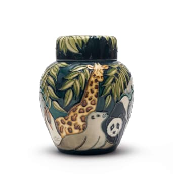 Moorcroft Contemporary Period; Moorcroft 'Noah's Ark' ginger jar
