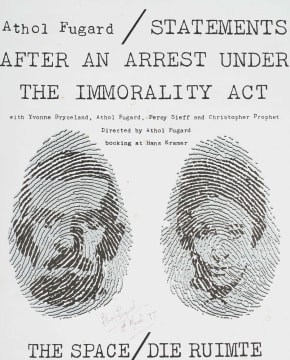 Margaret Hillhorst; Statements After An Arrest Under the Immortality Act, poster