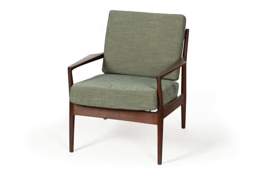 E.E. Meyer; E.E. Meyer Danish style imbuia armchair, South Africa, mid-20th century