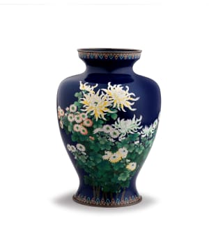 A Japanese Cloisonné vase, Ando Cloisonné Company, late 19th/early 20th century