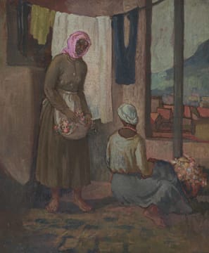 Robert Melvin Simmers; The Flower Sellers, Cape Town