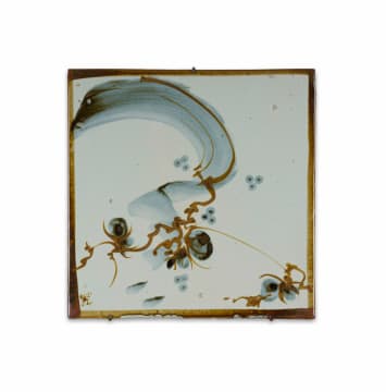 Tim Morris; Stylised floral motif tile