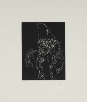 William Kentridge; Nose on a White Horse