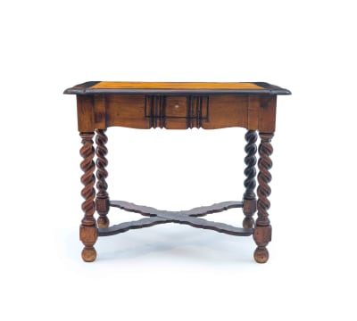 Cape stinkwood and beefwood side table, South Africa, late18th century/early 19th century