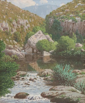 In the Courente River Gorge, Riversdale