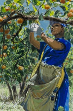 Louise Goudemond; The Fruit Picker