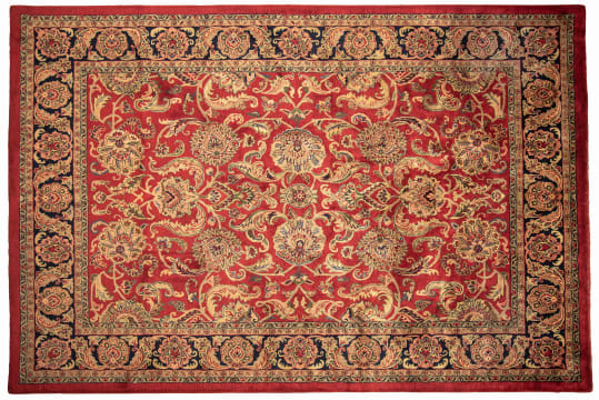 Hand-tufted red rug for Gonsenhausers Fine Rugs, South Africa