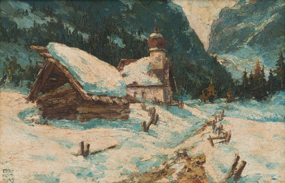 Otto Klar; Alpine Winter Views