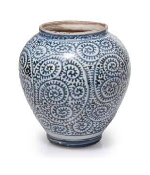 Japanese Edo period Ko-Imari porcelain vase, late 18th century