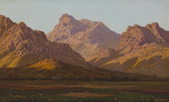 Tinus de Jongh; Mountain Landscape