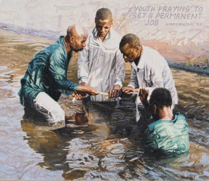 Sipho Ndlovu; Youth Praying to Get a Permanent Job