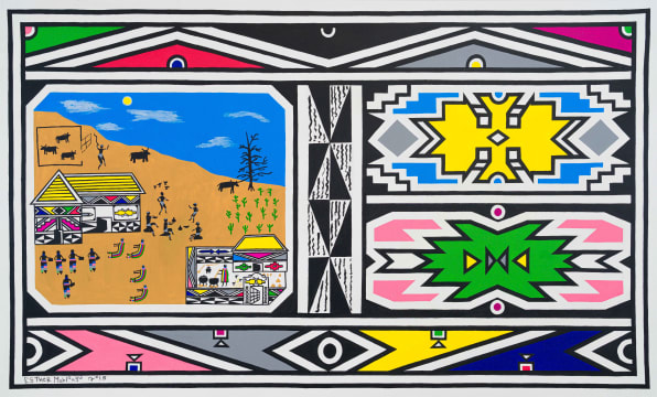 Esther Mahlangu; Double Pattern Homestead