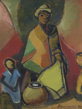 Pranas Domsaitis; Woman and Child