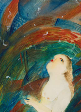 Hannetjie de Clercq; Nude Portrait