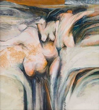 André Naudé; Nudes in a Landscape