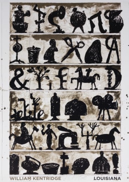 William Kentridge; Louisiana Museum of Modern Art, poster