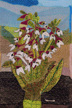 Keiskamma Art Project; Plant with White Flowers