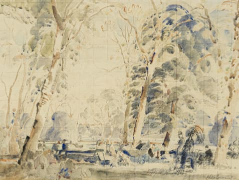 Philip Connard; Park Scene