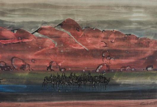 Gordon Vorster; Sunlit Wildebeest