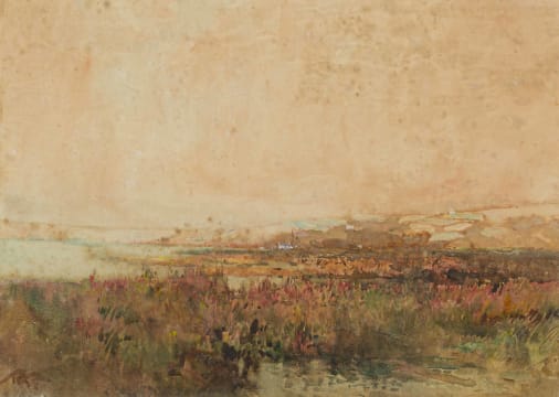 Robert Gwelo Goodman; Landscape with Lake and Building