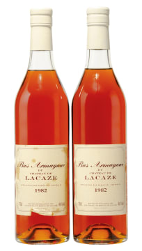 de Lacaze; Bas Armagnac; 1982; 2 (1 x 2); 750ml