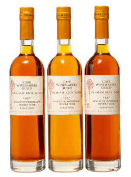 Graham Beck; CWG Muscat de Frontignan; 1997; 3 (1 x 3); 500ml