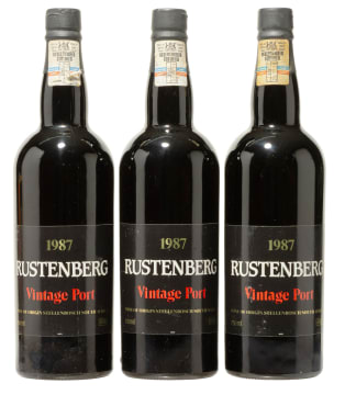Rustenberg; Vintage Port; 1987; 3 (1 x 3); 750ml