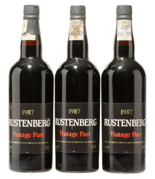 Rustenberg; Vintage Port; 1987; 3 (1 x 3); 750ml