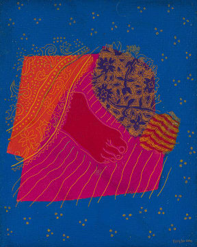 Andrew Verster; Composition with Foot and Fabric