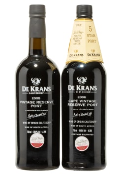 De Krans; Vintage Reserve Port Collection; 2005 - 2006; 2 (1 x 2); 750ml