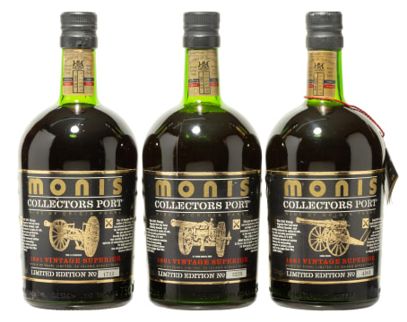 Monis; Collectors Port - Artillery Cannons; 1961; 3 (1 x 3); 750ml