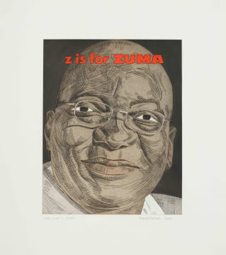 Anton Kannemeyer; Z is for Zuma, Alphabet of Democracy Series