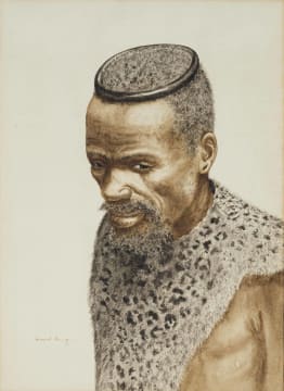Gerard Bhengu; Portrait of a Zulu Man