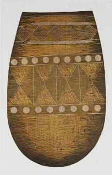 Hannes Harrs; Untitled (Geometric Pot)