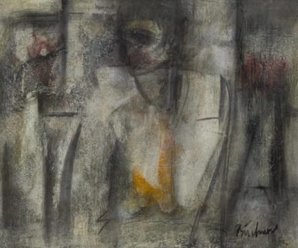 Carl Büchner; Abstracted Figure