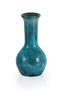Linn Ware; Bulbous vase with elongated neck